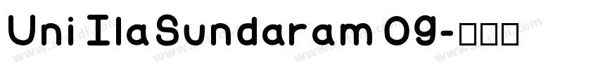 Uni IlaSundaram 09字体转换